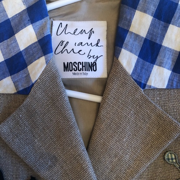 Authentic Vintage Moschino Linen Blazer - Picture 2 of 9